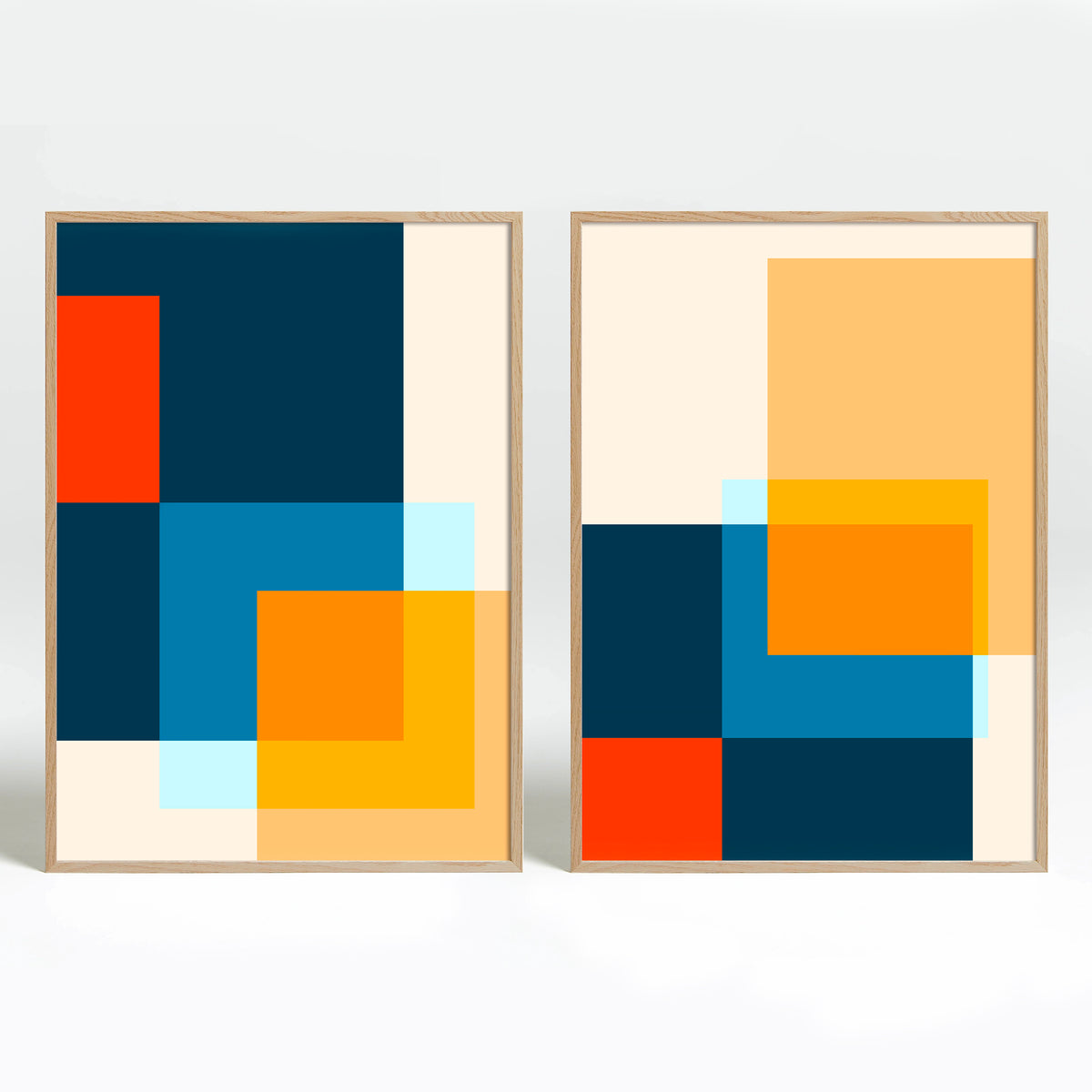 Set of 2 Decorative Prints — Model 09