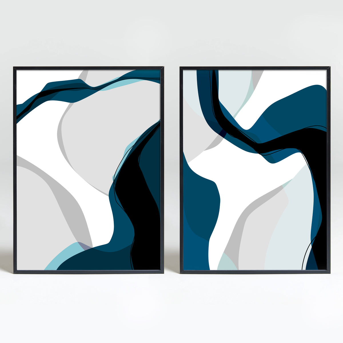 Set de 2 Láminas Decorativas — Modelo 04