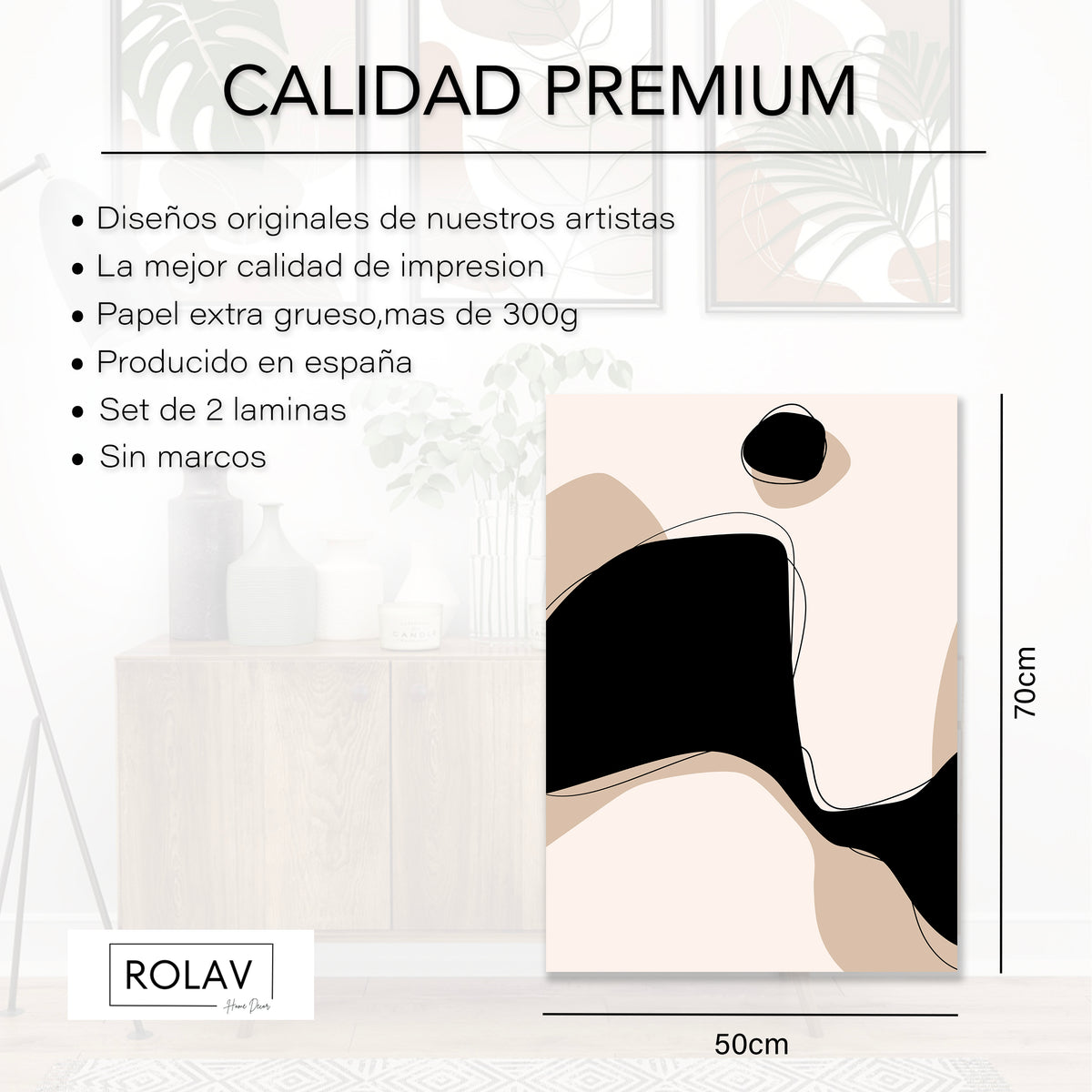 Set of 2 Decorative Prints — Model 03
